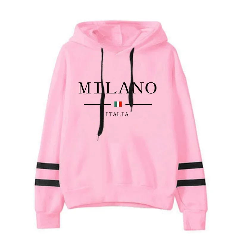 후드 티 여성용 스웨터 뜨거운 판매 인쇄 매일 다목적 풀오버 스트라이프 조깅 스포츠 의류 캐주얼 여성 후드 탑