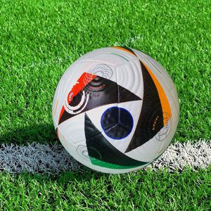 프로페셔널 사이즈 5 축구공 공식 경기용 PU 가죽 소재 블랙 잔디 킥 축구공 스포츠 발로네스 데 풋볼