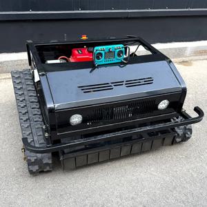 맞춤형 800mm 공장 저가 잔디 깎는 로봇 크롤러 원격 제어 잔디 깎는 기계 CE EPA 인증