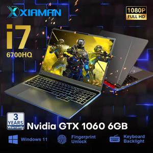 16인치 휴대용 게이밍 노트북 인텔 코어 i7-6700HQ GTX 1060 IPS 1920*1200 윈도우 11 노트북 컴퓨터 16GB DDR4 1TB SSD 노트북 PC