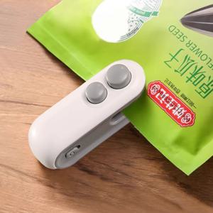 미니 열 가방 씰링 기계 비닐 봉투 실러 충전식 식품 포장 가방 열 실러 휴대용 비닐 봉투 열 실러