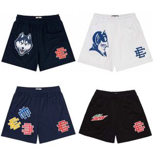 2025 뉴 썸머 EE 에릭 엠만 베이직 메쉬 숏 클래식 플로럴 프린트 짐 쇼츠 남성용 짐 농구 스포츠 캐주얼 쇼츠