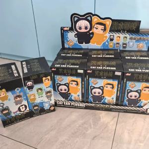 오리지널 EAKI 스펠 리턴 배틀 V2 고양이 귀 플러시 시리즈 랜덤박스 귀여운 인형 데스크탑 장식 오너먼트 컬렉션 장난감 선물