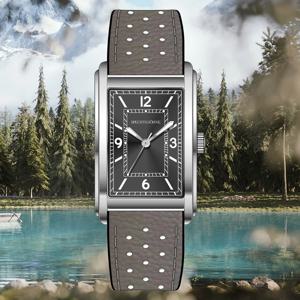 New Specht & Söhne 패션 커플 시계 VH31 쿼츠 시계 캐주얼 레트로 시계 사파이어 크리스탈 가죽 스트랩 손목 시계