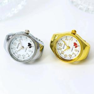 1pc 멋진 패션 시계는 시간을 볼 수 있습니다. 선물 손가락 시계 반지 시계 손가락 시계 미니 에디션 맞춤형 회중시계