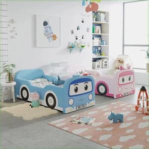 장식 디자인 어린이 침대 장식 독특한 캠핑 나무 어린이 침대 프레임 현대 일본식 조명 침대 어린이 가구