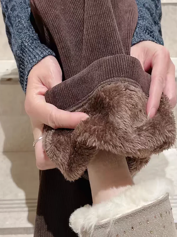 두꺼운 코듀로이 와이드 레그 팬츠 남성용 가을 겨울 신상 루즈 캐주얼 스트레이트 레그 양털 팬츠 패셔너블한 청년 스타일