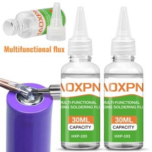 액체 플럭스, 스테인리스강, 구리, 철, 니켈 및 아연 도금판과 같은 금속용 다기능 용접 납땜제.