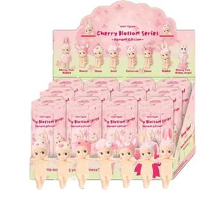 2025년 신제품 인기 판매 벚꽃 시리즈 블라인드 박스 장난감 하나미 에디션 수집용 미니 피규어 데스크탑 어린이 생일 선물