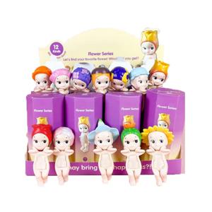 2025 핫 엔젤 플라워 시리즈 블라인드 박스 애니메이션 피규어 장미 해바라기 귀여운 자동차 데스크탑 장식 미니 피규어 미스터리 박스