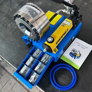 휴대용 1인치 유압 호스 크림핑 프레스 (다이 8세트 포함) 새 제품