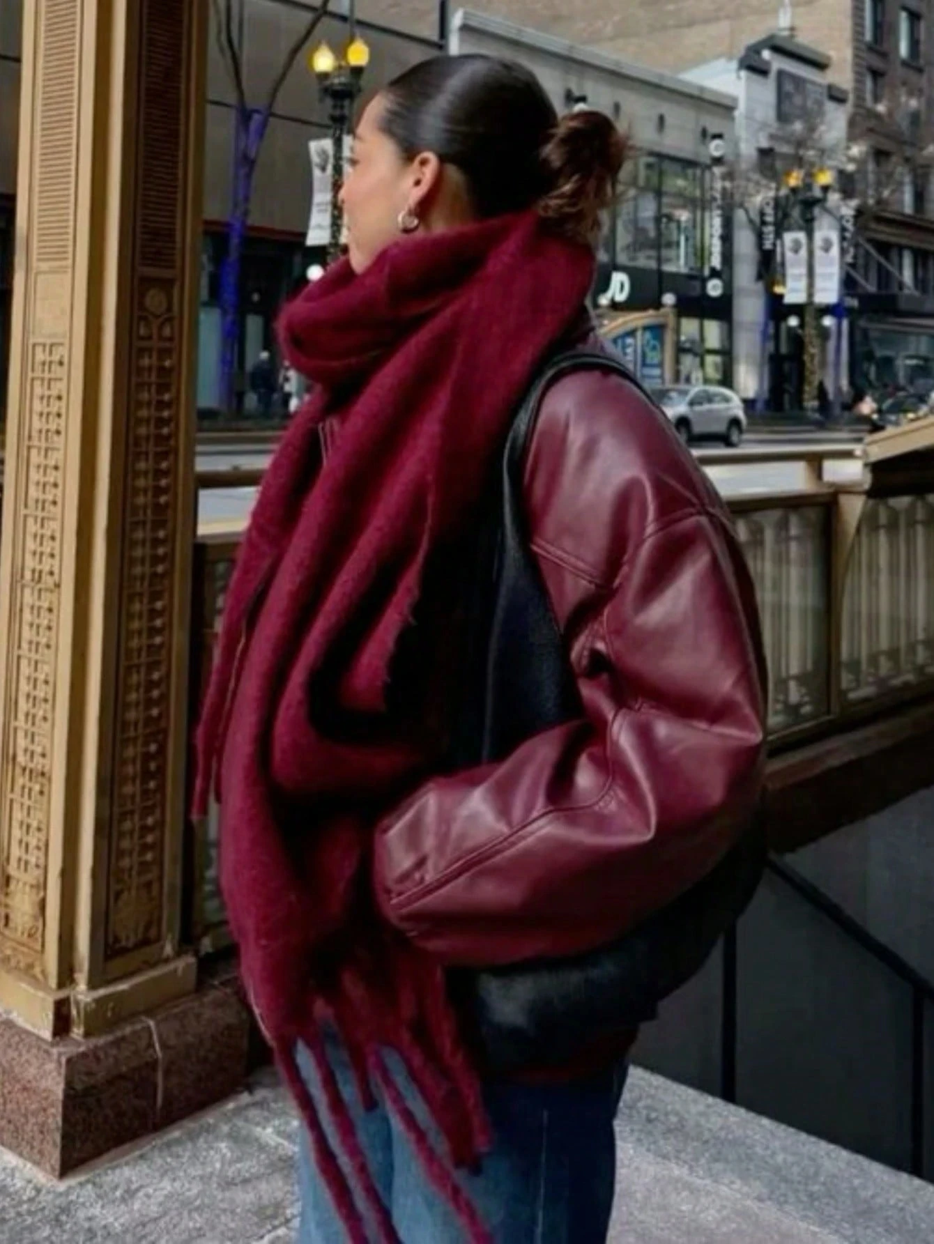 2025 여성용 스카프 겨울용 따뜻한 두꺼운 숄 패션 단색 파시미나 스카프 긴 테슬 히잡 스톨 부판다 캐시미어