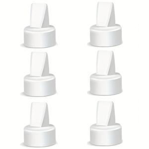 6개입 덕빌 밸브 펌프 부품 스펙트라 S1 S2 9 플러스 시너지 골드 호환, 스펙트라용 교체 유축기 부품