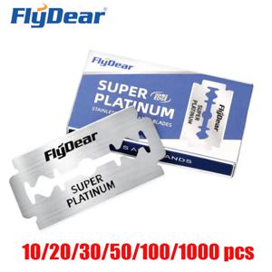 FLYDEAR 10-1000 PCS 면도날 스테인레스 스틸 스크레이퍼 녹슬지 않고 청소 대머리 남성용 소형 및 휴대용 헤드 면도기