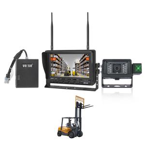 배터리 작동식 지게차 무선 후방 카메라 모니터 시스템 레이저 카메라 캐리지 마운트 카메라 광각