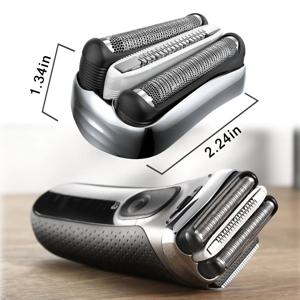 브라운 3 시리즈 전기 면도기 300S 301S 310S 5408 면도기용 32S 교체용 면도날