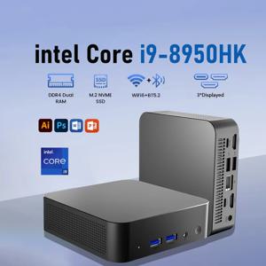 윈도우 11 프로 인텔 코어 i9 8950HK 미니 PC 16GB DDR4 1TB SSD 게이밍 컴퓨터 듀얼 WIFI 6 BT5.2 4K HD 미니 게이밍 PC 데스크탑
