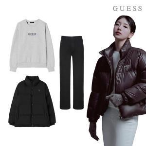 [GUESS](빅스마일13%+12%쿠폰) 게스본사 인기 FW 신상/이월 모음전 ~ 티셔츠/맨투맨/데님 외