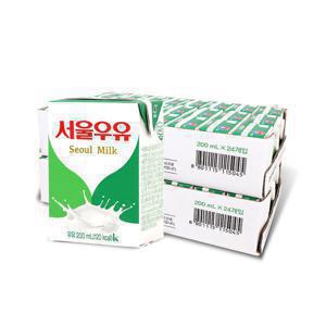 서울우유 멸균우유 200ml 24입+24입 (2박스)