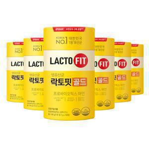 종근당건강 락토핏 골드 50포 6통 (300일분)