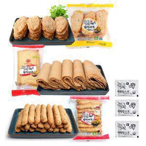 (한정특가) 부산 범표어묵 사각어묵800g +봉어묵800g+야채어묵 700g (총 2.3kg)+어묵탕 스프 증정