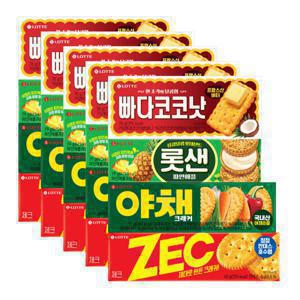 롯데제과 롯데제과 롯데 비스킷 4종 총 5세트
