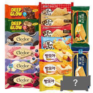 빙그레 빵또아 /붕어싸만코 20개 + 끌레도르바/딥앤로우 10개 또는 왕실쿠키샌드바 20개 골라담기 +구매기프트