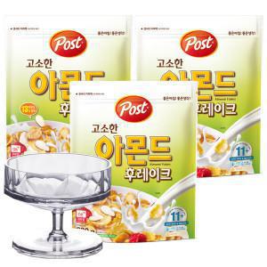 [포스트]포스트 고소한 아몬드 후레이크 시리얼 620g 3개 +디저트고블렛