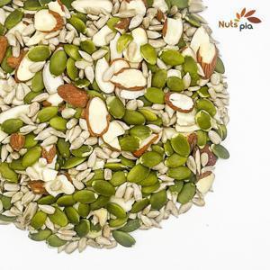 넛츠피아 (신선집중) 씨드믹스 1kg+1kg 씨앗 믹스 호박씨 해바라기씨 아몬드 슬라이스 믹스넛 너트 대용량 씨앗호떡