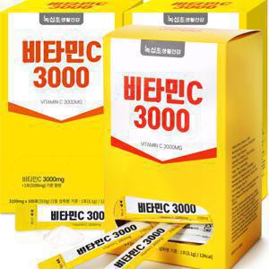 비타민C 3000 (총 10개월분: 300포) 3.1g x100포x 3Box / 먹기 좋은 레몬향/ 한정