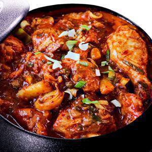 가마솥 얼큰 매운 찜닭 닭갈비 1kg+1kg (총 2kg) 닭볶음탕 국내산 닭고기 술안주 캠핑음식