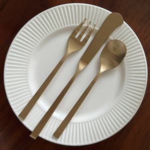 히어 디저트 커트러리 4종 택1 Champagne Gold