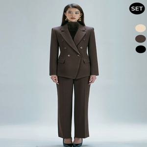 VIVID SET 여성i 린스 겨울정장자켓+통팬츠 세트