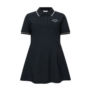 헤지스 골프 여성 [[24SS]] WWDR4B926BK [클리어런스][스테디셀러]레터 로고 스트레치 원피스 (BL