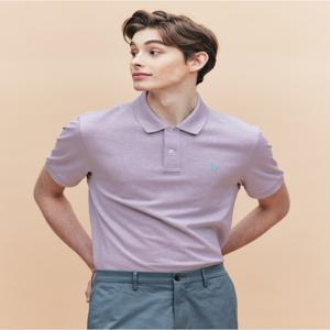 남성 HZTS5B403U1 [시즌오프][아이코닉][링클프리] 라이트퍼플 반팔 피케 티셔츠