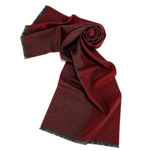 [정가 390,000] 투톤 스카프 (344994) 다크레드