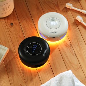 블랑 무선 칫솔 살균기 히팅 UV 살균 건조 시계형 무드등 자동센서 2구