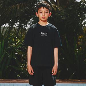 SANN 키즈 루즈핏 반팔 래쉬가드 블랙 (B5SKWRG352BLK)