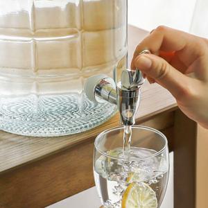 수도꼭지 담금주 효소병 12L 15L 유리술병 담금주병 과실주병 효소병 포도주병 매실병 야관문주