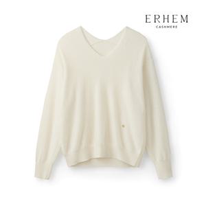 에르헴 25FW 캐시미어 100 브이넥 루즈핏 풀오버 1종