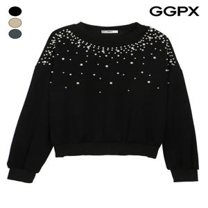 진주 포인트 맨투맨 티셔츠 (GO9TS003F)