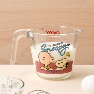스누피 파이렉스 계량컵 스누피 in PINK 500ml