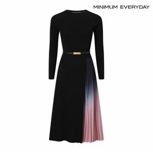 정상가:139,000원 ㅣ  에브리데이]그라데이션 플리츠 벨티드 원피스 (EB3OW022D)