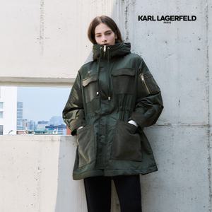 칼라거펠트 25FW 코듀로이 배색 사파리 점퍼