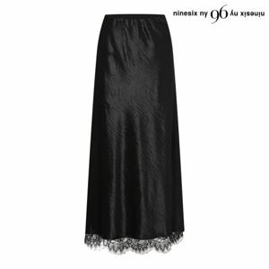 정상가:79,000원 ㅣ 러블리 레이스 새틴 플레어 롱 스커트 (NP3WH008L0)