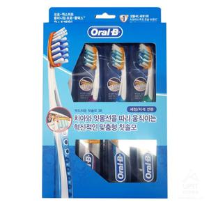 오랄비 프로-엑스퍼트 프로-플렉스 칫솔 4입 대용량칫솔 칫솔도매 개운한 상쾌한