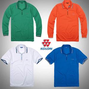 쿨론 프레시 지퍼 카라긴팔티셔츠