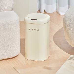 비바 센서 휴지통 디엣지 11L  종량제 기저귀 냄새차단 자동 센서 휴지통