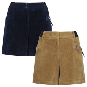 여성 사이드 밴딩 코듀로이 쇼츠