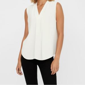 [두낫플랜][엘리스앤블루]브이넥 민소매 블라우스